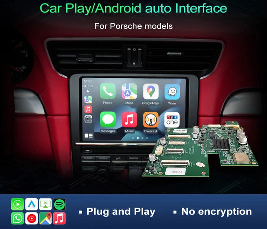 Porsche 911 Boxster Cayman Macan Cayenne Panamera Wireless CarPlay Android Auto MMI Interface Adapter Prime Kit di retrofit  PCM3.1 PCM4.0 PCM 4.1