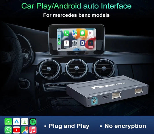 Mercedes Benz NTG 4.5 4.7 4.8 5.0 5.1 Android Apple Carplay Auto Wireless Adattatore interfaccia Box to Wireless Mirror Link Navigation Box Kit