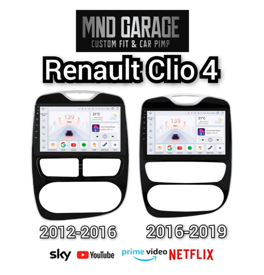 RENAULT CLIO 4 2012-2019 CARTABLET 10.1" ANDROID APPLE CARPLAY NAVIGATORE USB WIFI 4G