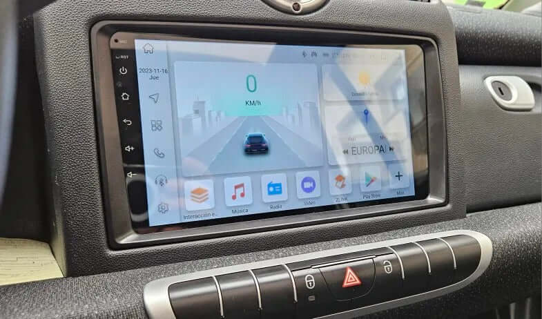 AWESAFE Android 12 Autoradio per Mercedes Benz Smart Fortwo 451 (2005