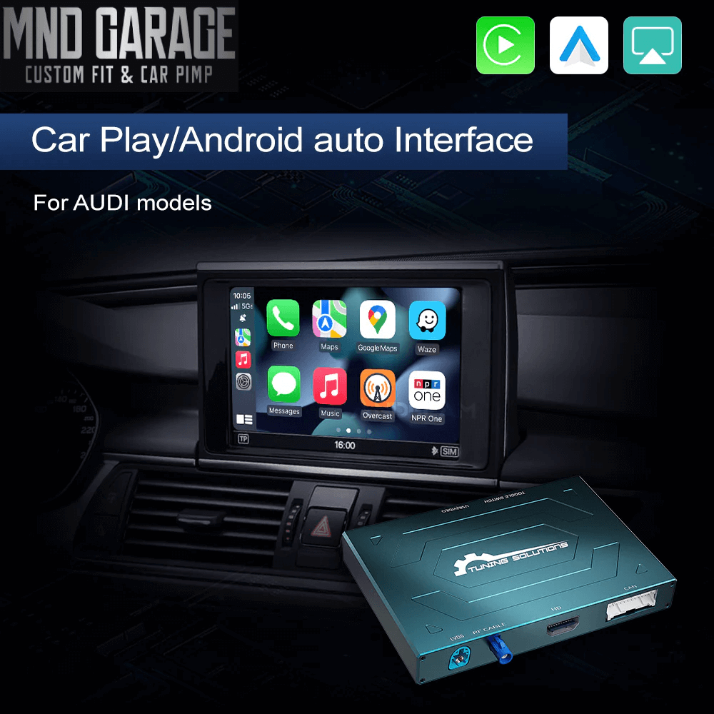 Audi Q2 Q3 Q5 Q7 A1 A3 A4 A5 A6 A7 A8 S5 S7 3G/3G+/MIB MMI/Symphony/Concert Prime Multimedia Box Wireless Apple CarPlay android auto MirrorLink