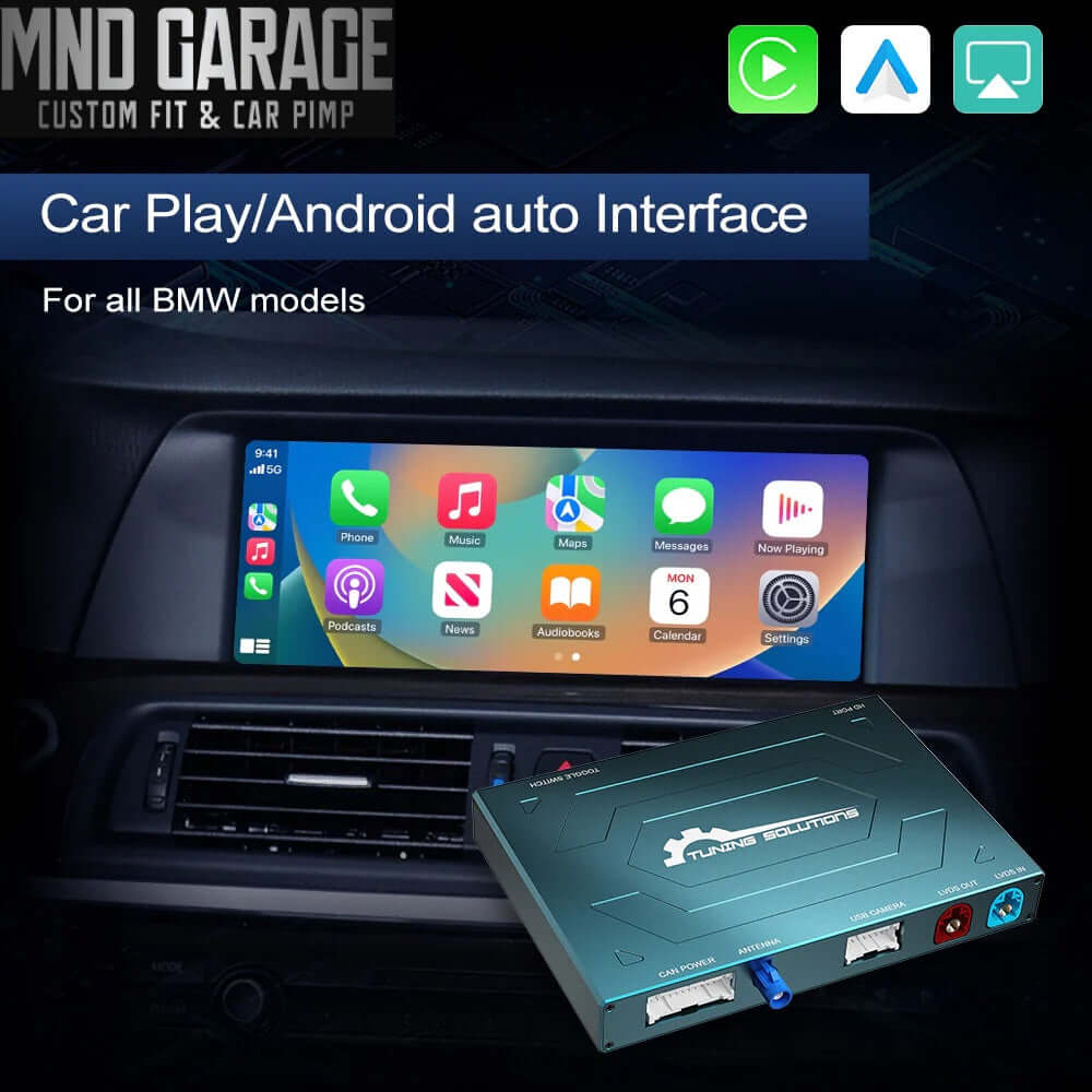 BMW CIC NBT EVO SERIE 1 2 3 4 5 6 7 X1 X3 X4 X5 X6 X7 Mini I3 I8 INTERFACCIA BOX Wireless CarPlay Android Auto  Kit di navigazione GPS