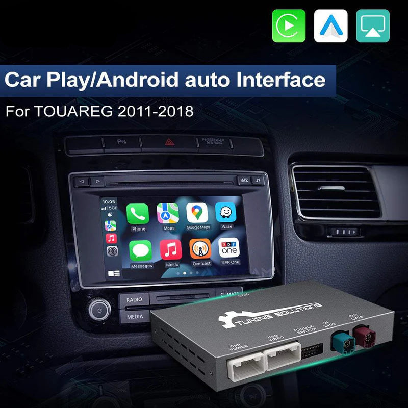 Volkswagen Touareg 2010-2018 Wireless Carplay Android Auto MMI Prime Retrofit Interface RNS850  AirPlay