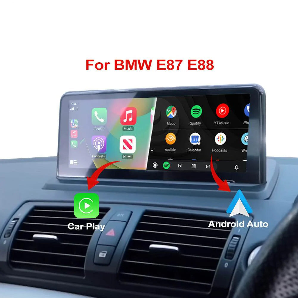 BMW Serie 1 E87 E88 E81 E82 2005-2014 10,25" Linux Wireless CarPlay Android Auto Car Multimedia Head Unit  IPS Carplay Touch Screen