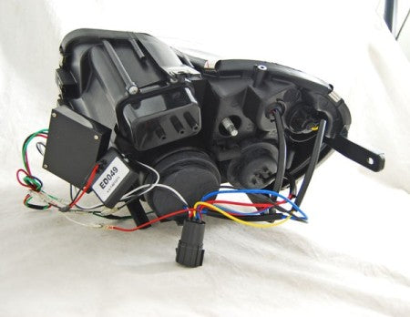 ALFA ROMEO MITO 08-19 FANALI ANTERIORI TRU DRL LED BLACK FARI HEADLIGHTS