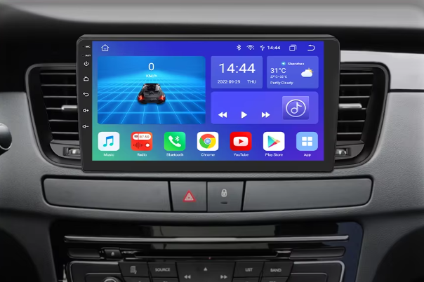 Hodozzy Autoradio 9 Pollici Per Peugeot 508 (2011-2018) – Android, Carplay Wireless, GPS, WiFi, 4+64GB, Telecamera Posteriore Inclusa
