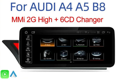 Audi A4 B8 A5 2008 2009 2010 MMI 2G High CD CHANGER Android 13 CarPlay Audi