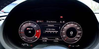 AUDI TT MK2 Virtual Cockpit 12.3'' RS menu AUDI LCD Dashboard digital speedometer 8J 