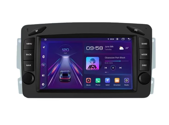Mercedes Benz CLASSE A C CLK G VITO VANEO W203 W639 W168 W208 W463 Classe G Navigation RDS Octa-Core 2din Android 14 Radio Stereo Car Multimedia Player
