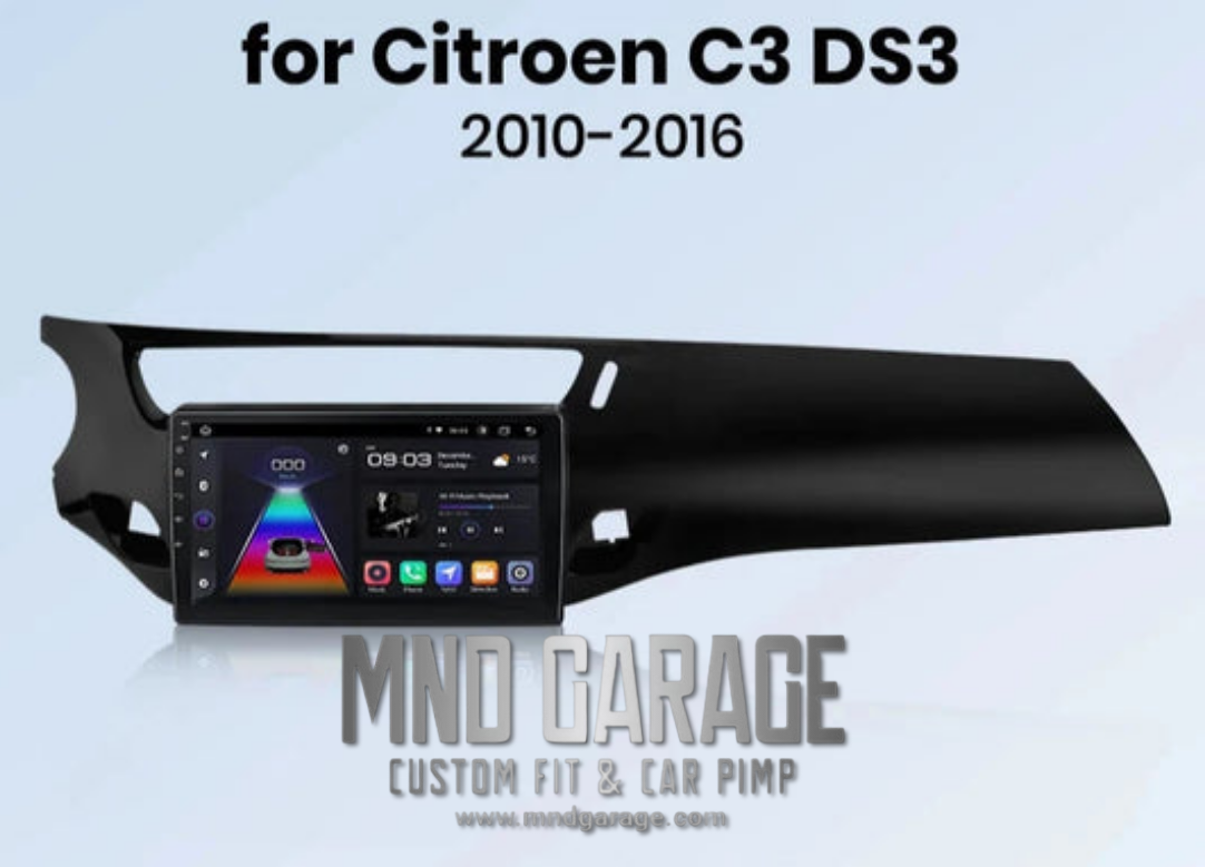 Citroen C3 DS3 2010-2016 Android 13 9" CarPlay Android Auto Radio RDS WIFI GPS BT 4G Car Multimedia autoradio