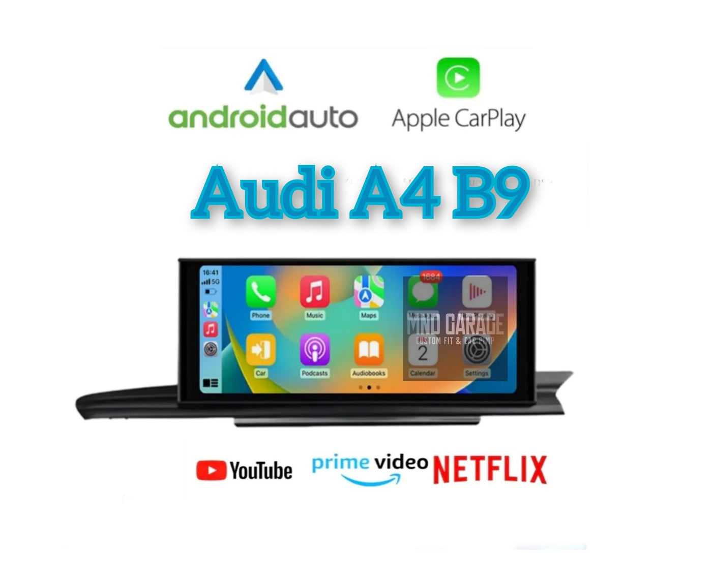 Audi A4 B9 A5 Wireless Carplay Auto 10.25/12.5" GPS Navi Radio WIFI BT Android 12 8+128GB 