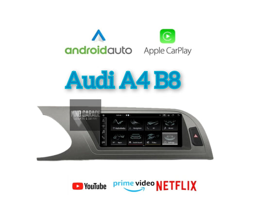 8.8" Wireless CarPlay Car Radio Multimedia Audi A4 A4L A5 B8 2009 2010 2011 2012 2013-2016 Android Auto GPS