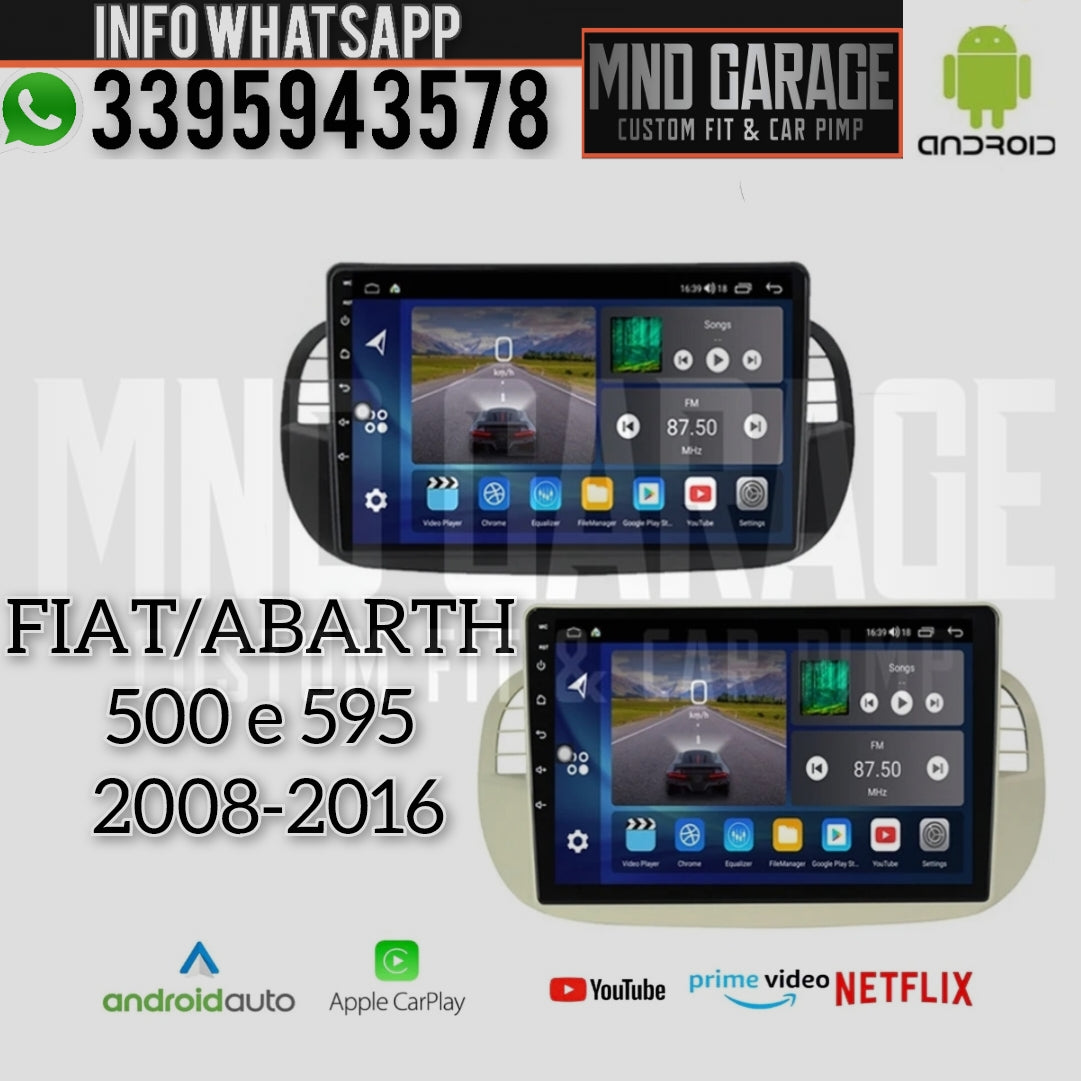 ANDROID 9" FIAT ABARTH 500 595 2007-2016