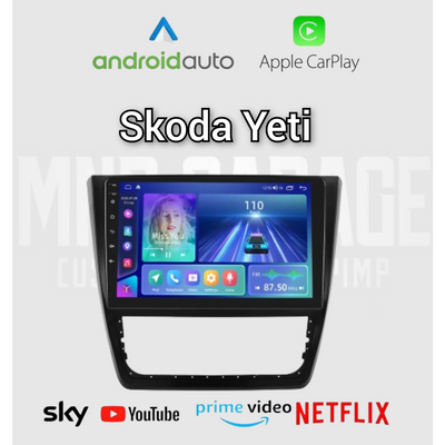 SKODA YETI 5L 2009-2014 GPS Navigaion Carplay 4G+WiFi Autoradio RDS android auto