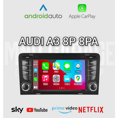 Audi A3 S3 RS3 8P 8PA Bluetooth WIFI GPS Android auto Apple carplay 