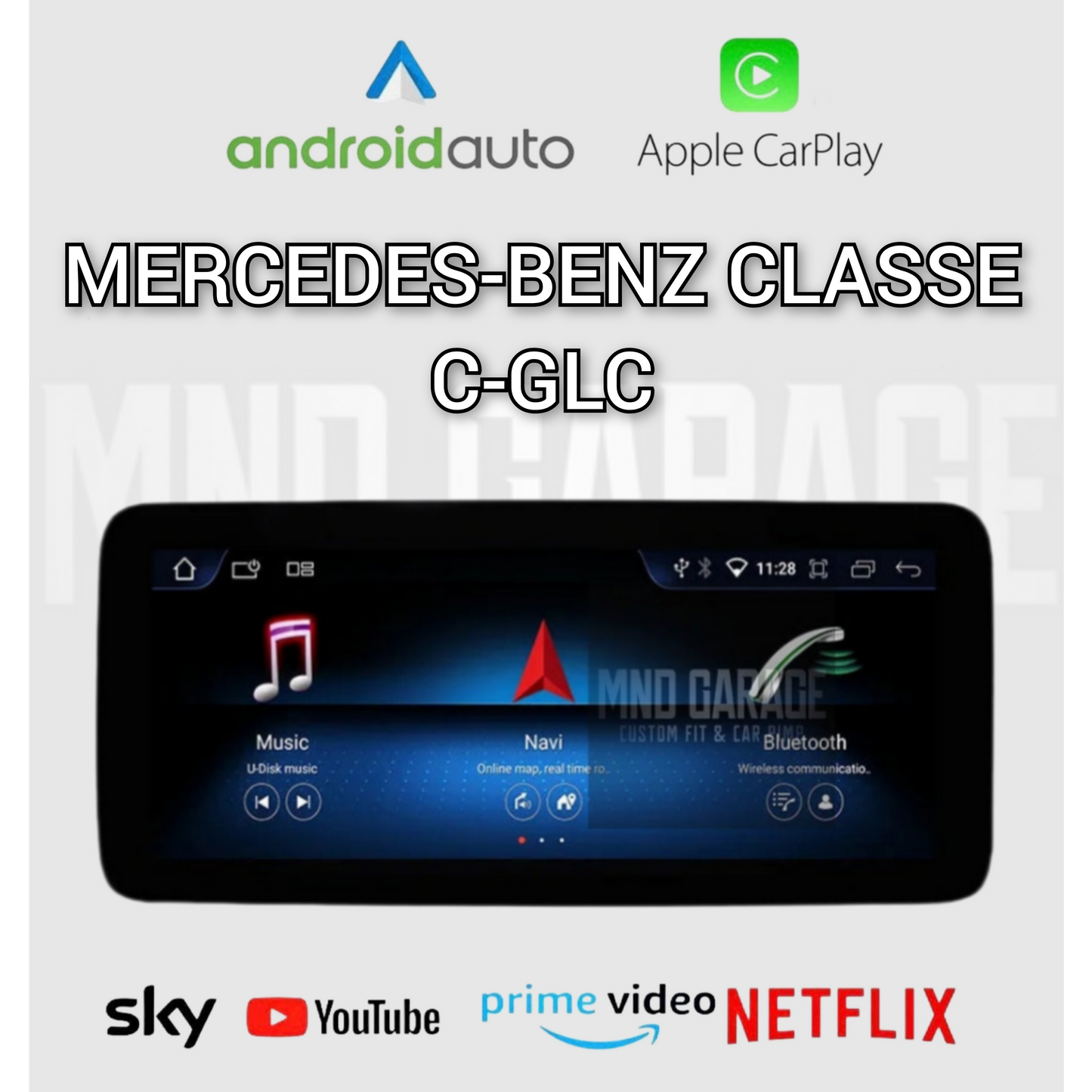 10.25" Android 13  Mercedes Benz C/V/GLC Class W205 W446 W447 X253
