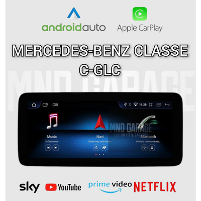 10.25"/12.3" NTG 5 - 5.5 Android 14 Mercedes Benz C-CLASS GLC X Class W205 W446 W447 X253 Carplay Android auto wireless monitor screen navigation 