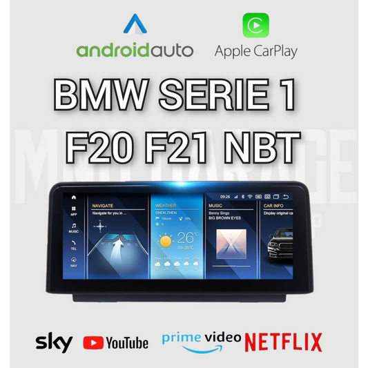 BMW Serie 1 F20/F21/F22 10.25" apple carplay android auto HD Screen GPS Bluetooth Wifi