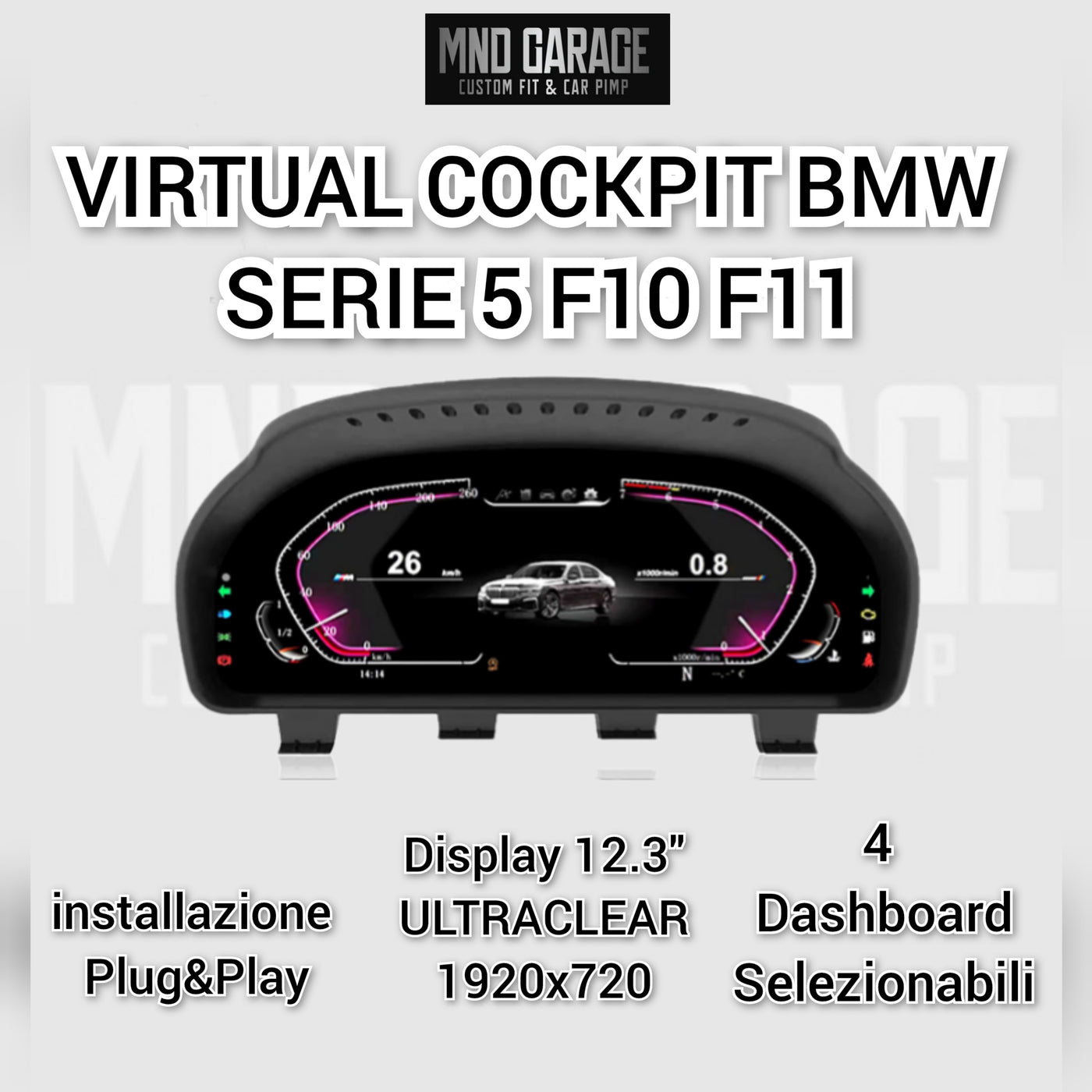 Bmw 5 SERIES F10 F11 12.3" Super HD Virtual cockpit