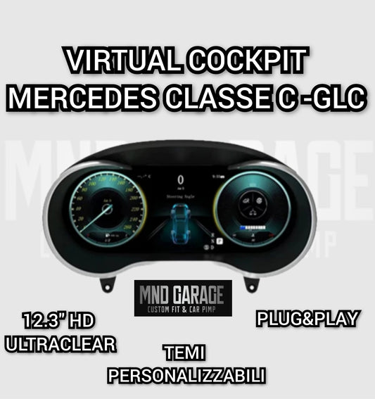 12.3" VIRTUAL COCKPIT CLASSE C GLC W205 C205 A205 S205 X253 MERCEDES