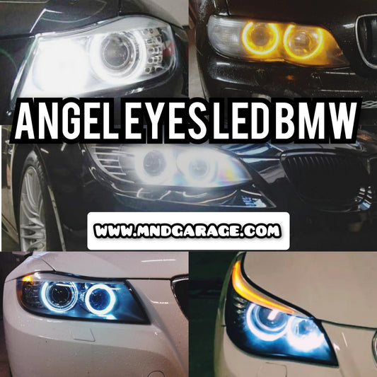 Angel eyes BMW Kit Lampade Led 6000K  Canbus NO ERROR