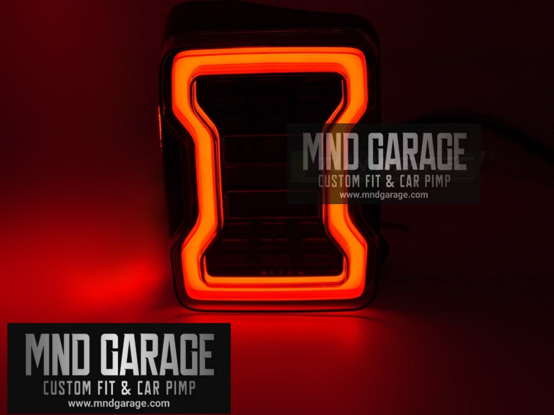 JEEP WRANGLER JK 07-18 FANALI POSTERIORI LED NERO