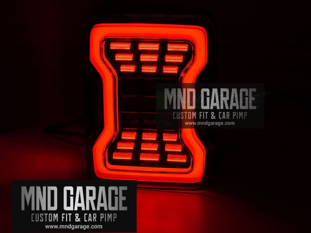 JEEP WRANGLER JK 07-18 FANALI POSTERIORI LED NERO