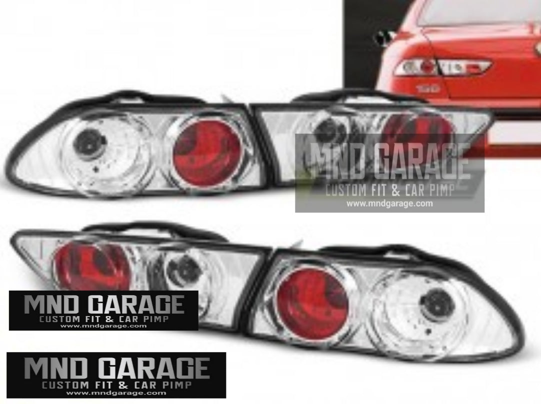 ALFA ROMEO 156 97-03 FANALI POSTERIORI CHROME STOP BERLINA E SPORTWAGON