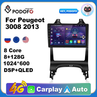 Podofo 2din Android Radio For Mercedes-Benz B200 2008-2011 Car Multimedia Video Player Navigation GPS Android 11 No 2 din dvd