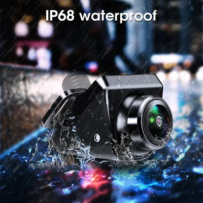 Rear View Camera 170° Fisheye Lens No Punching Required Night Vision Vehicle Backup Rear View Camera