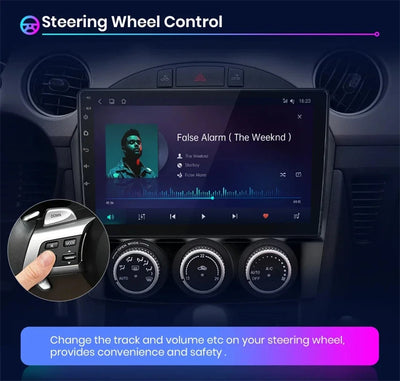 9"Inch Android 13 Car Radio Wireless Carplay Player For Mazda MX-5 MX5 III 3 NC Miata 2005-2015  Stereo Navigation GPS Head Unit