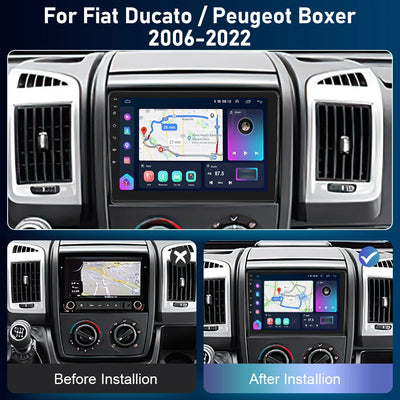 Fiat Ducato Peugeot Boxer 2006-2022 CarPlay Android Radio GPS Stereo Autoradio IPS 