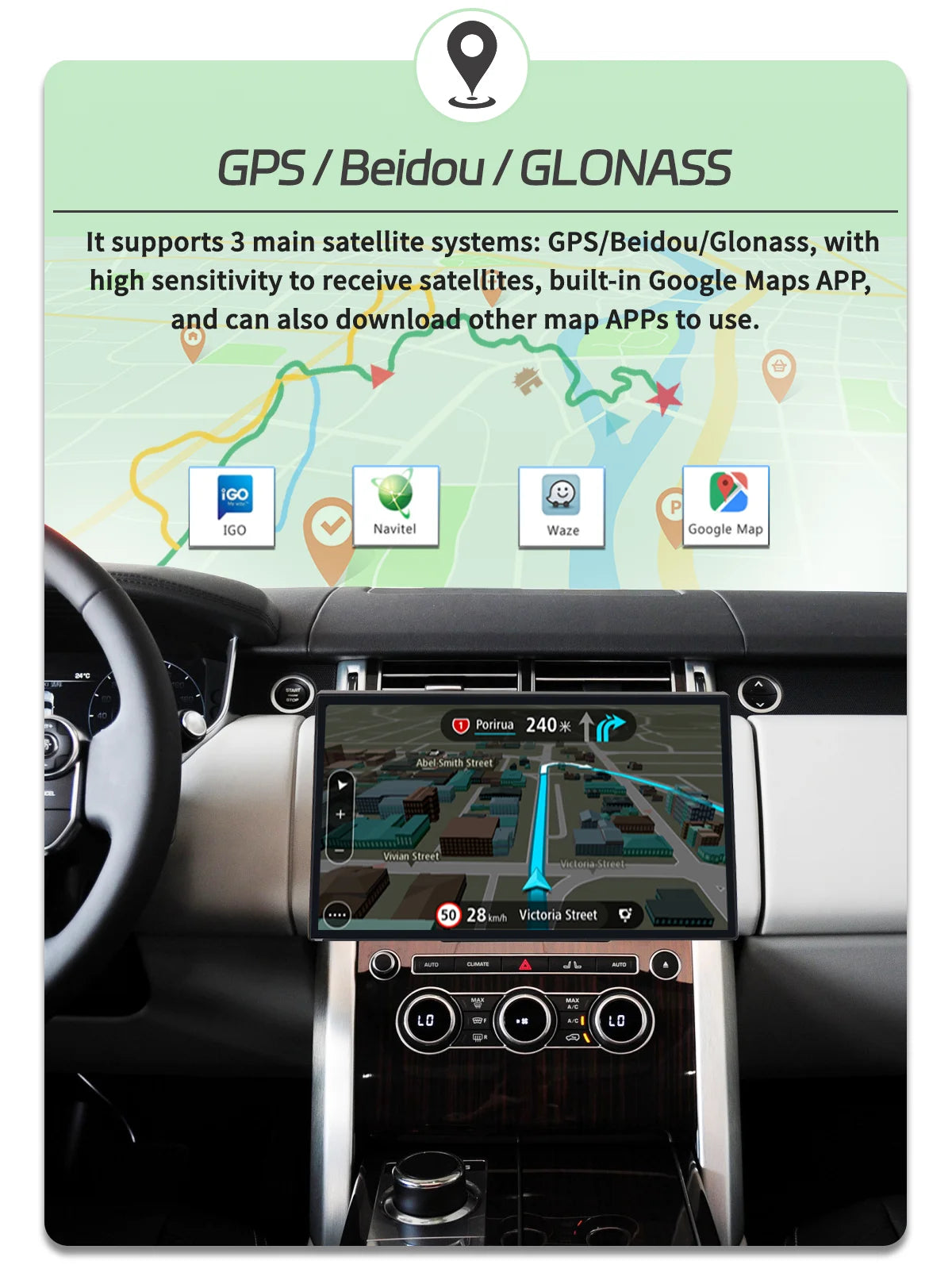 Land Range Rover Evoque 10.25" 8 core 8/128GB SNAPDRAGON 2012-2018 Android 13 Carplay android auto navi GPS wifi 4g