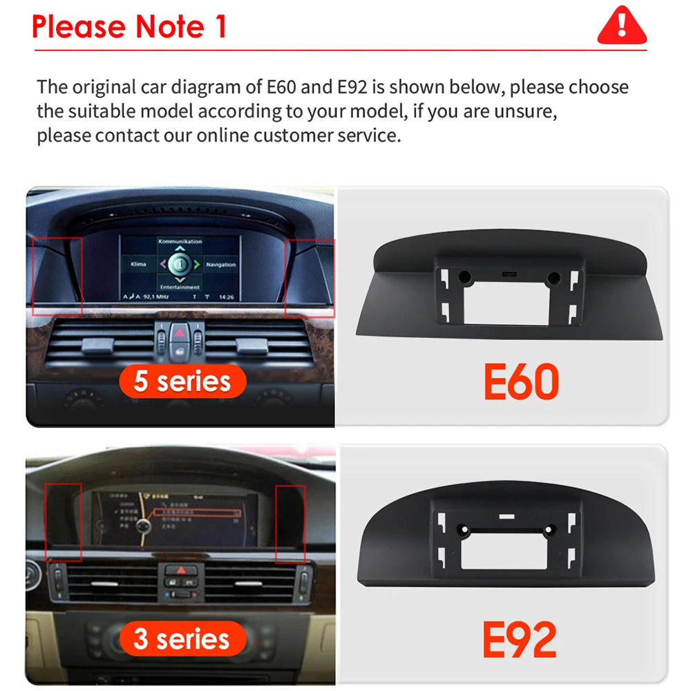 BMW 3/5 SERIES E90 E91 E92 E93 E60 E61 E63 E64 3Series E90 E91 E92 E93 10.33" QLED 4K GPS Carplay 4G 