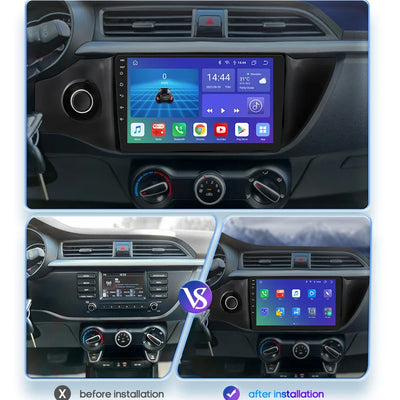 Android 12 Car Radio Android Auto Multimedia Player for Kia K2 / KX CROSS 2017 - 2019 2 Din GPS Navigation Stereo 2Din Head Unit