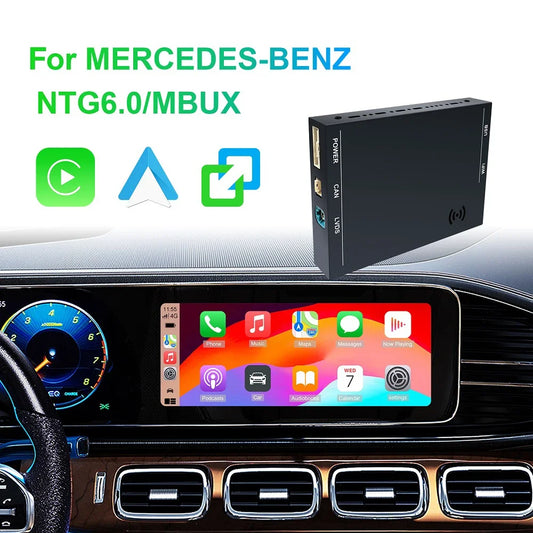 OEM Screen Upgrade for Mercedes Benz A B C E GLA GLK GLS CLA ML Class NTG 6 MBUX System Decoder Box CarPlay Android Auto