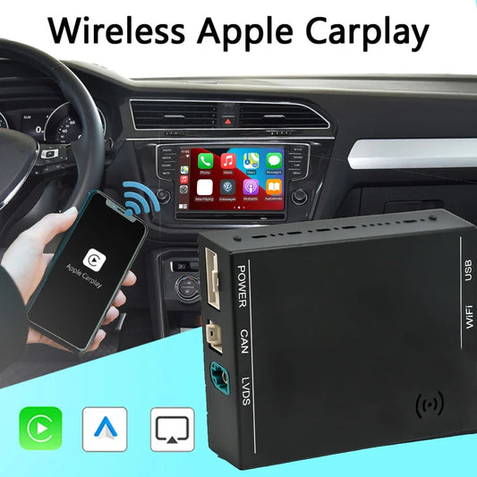 Box Wireless Carplay Android Auto VOLKSWAGEN  MIB/MIB2 Golf 7 Polo Passat B8 Mirror Link