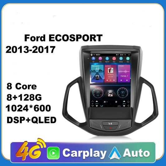 FORD ECOSPORT 2013-2017 Car Radio Multimedia Video Player Navigation GPS Android 11 No 2din 2 din dvd