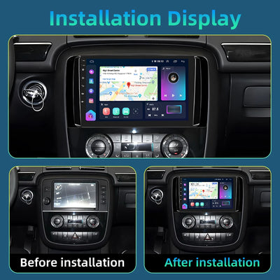 Podofo 9'' 2 Din Car Radio For Mercedes-Benz R-class R300 2006-2014/R350 2006-2014 Multimedia Player Carplay Android Auto Audio