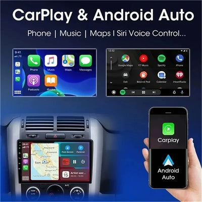 9"Inch Android 13 Car Radio Wireless Carplay Player For Mazda MX-5 MX5 III 3 NC Miata 2005-2015  Stereo Navigation GPS Head Unit