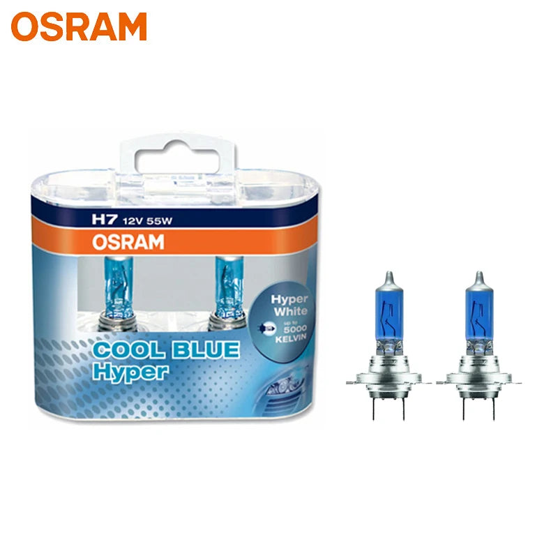 OSRAM COOL BLUE H7 H4 H1 H11 HB3 9005 HB4 9006 5300K 12V 55W