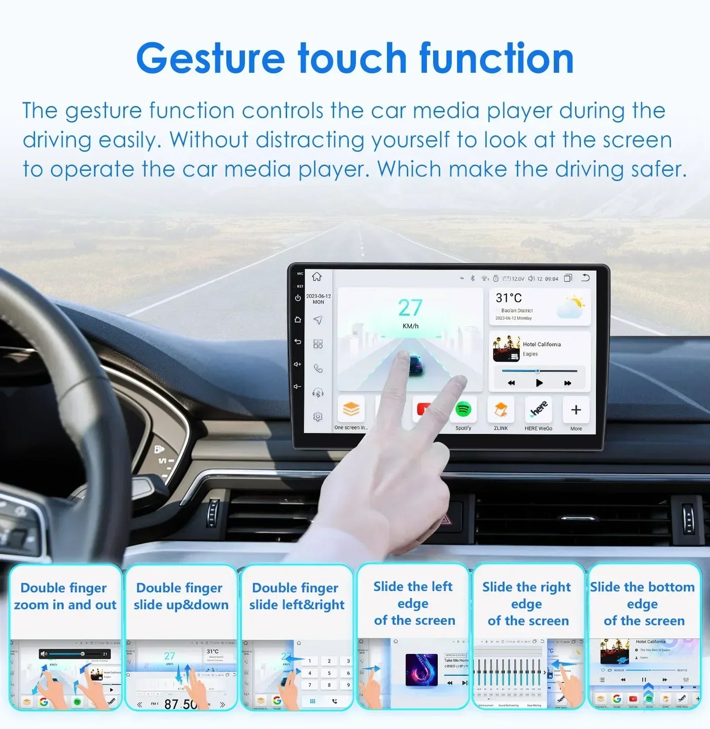 10.33'' 7862 Intelligent System 2din Android Car Radio Multimedia Video Player for Mitsubishi ASX 1 GPS Navi Carplay Auto 4G RDS