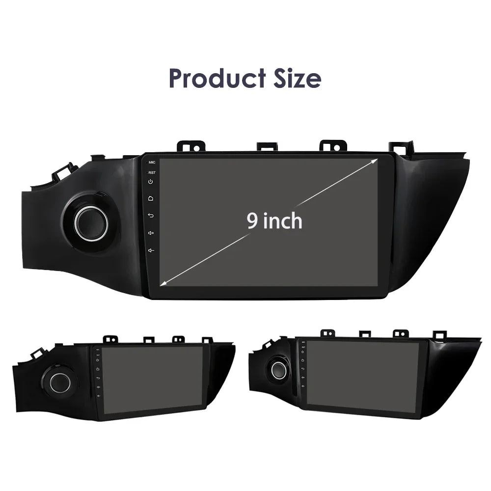 Android 12 Car Radio Android Auto Multimedia Player for Kia K2 / KX CROSS 2017 - 2019 2 Din GPS Navigation Stereo 2Din Head Unit
