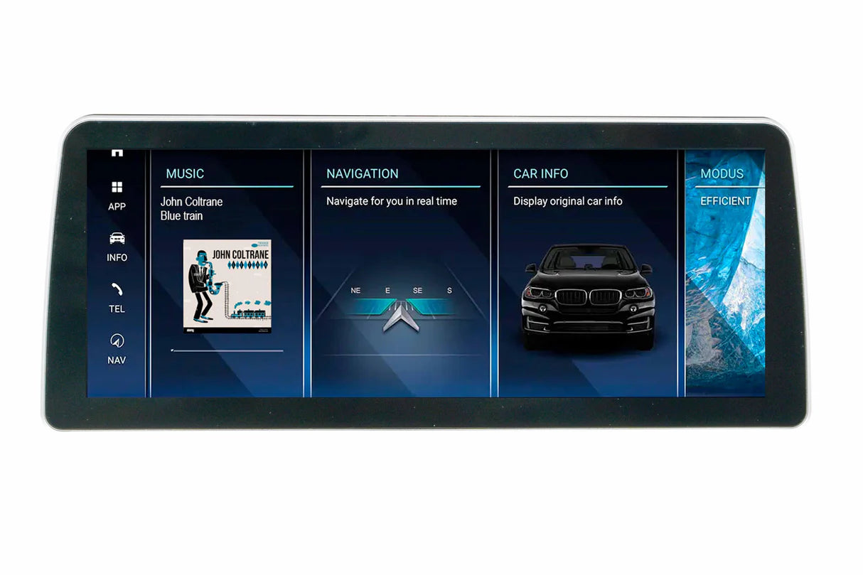 12.3" BMW X5 F15 X6 F16  4G+WiFi GPS BT Carplay ANDROID AUTO NAVIGATORE GPS ANDROID 14