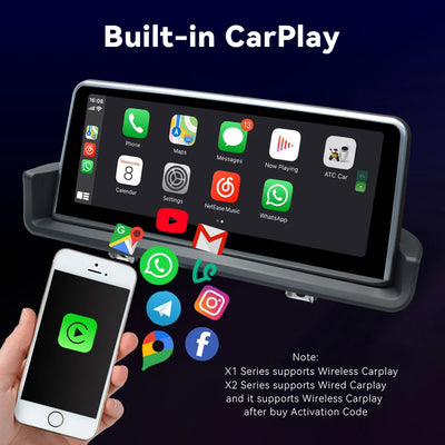 Wireless CarPlay Andorid Auto Car Radio For BMW E90 E91 E92 E93 2005-2012 AI Voice Multimedia GPS 2din Autoradio 128GB