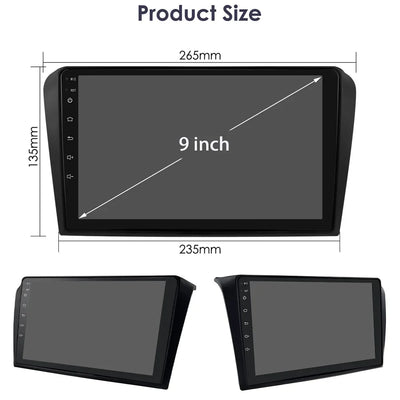 8G + 128G Android 12 AutoRadio for Mazda 3 2004-2009 Wifi Auto Stereo Car Dvd Gps Navigation Stereo Multimedia Player MirrorLink