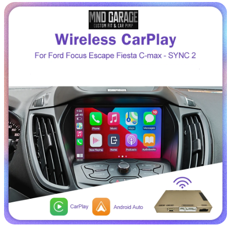 Ford Focus Escape Fiesta C-max Wireless CarPlay Android Auto Interface Mirror Link AirPlay Car Play Camera View Function