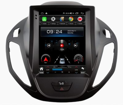 Ford B-Max, Tourneo, Transit, Courier Tesla-style GPS radio XXL Screen display monitor CarPlay and Android Auto