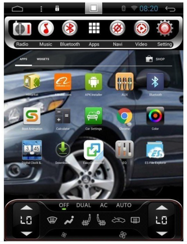 Ford B-Max, Tourneo, Transit, Courier Tesla-style GPS radio XXL Screen display monitor CarPlay and Android Auto