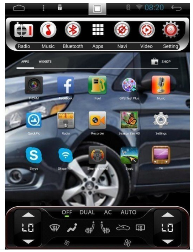 Ford B-Max, Tourneo, Transit, Courier Tesla-style GPS radio XXL Screen display monitor CarPlay and Android Auto